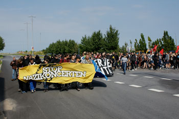Antifascistisk demonstration i Greve