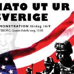 Demonstration mod NATO øvelse i Göteborg