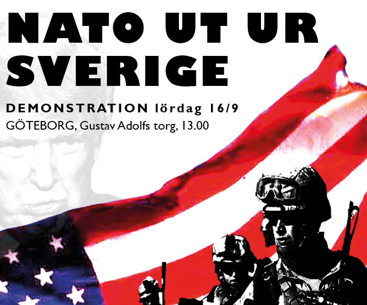 Demonstration mod NATO øvelse i Göteborg