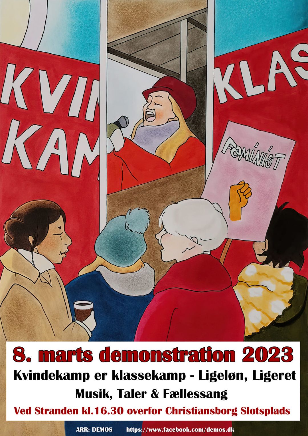 Gyda Hedings tale v. 8. marts 2023 demonstrationen